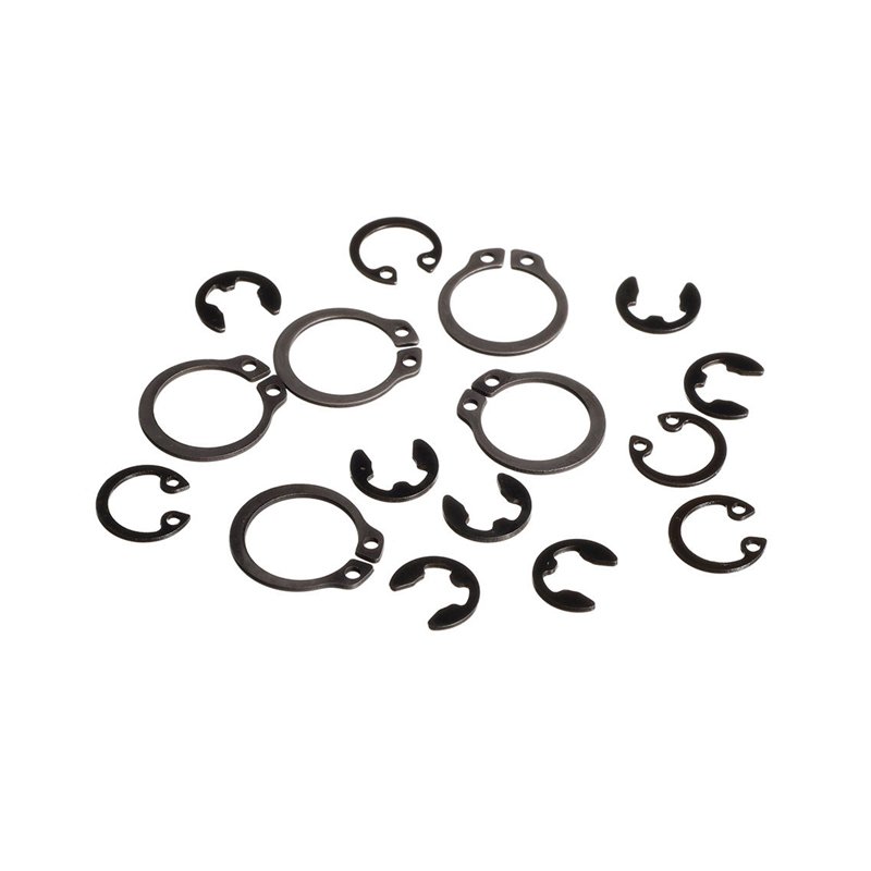 Circling C Type Elastic Retaining Ring Black Silver Snap Ring